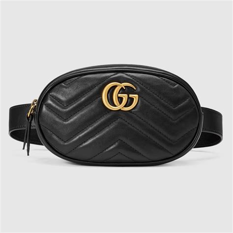 marsupio cintura gucci|Gucci Marsupio GG Marmont.